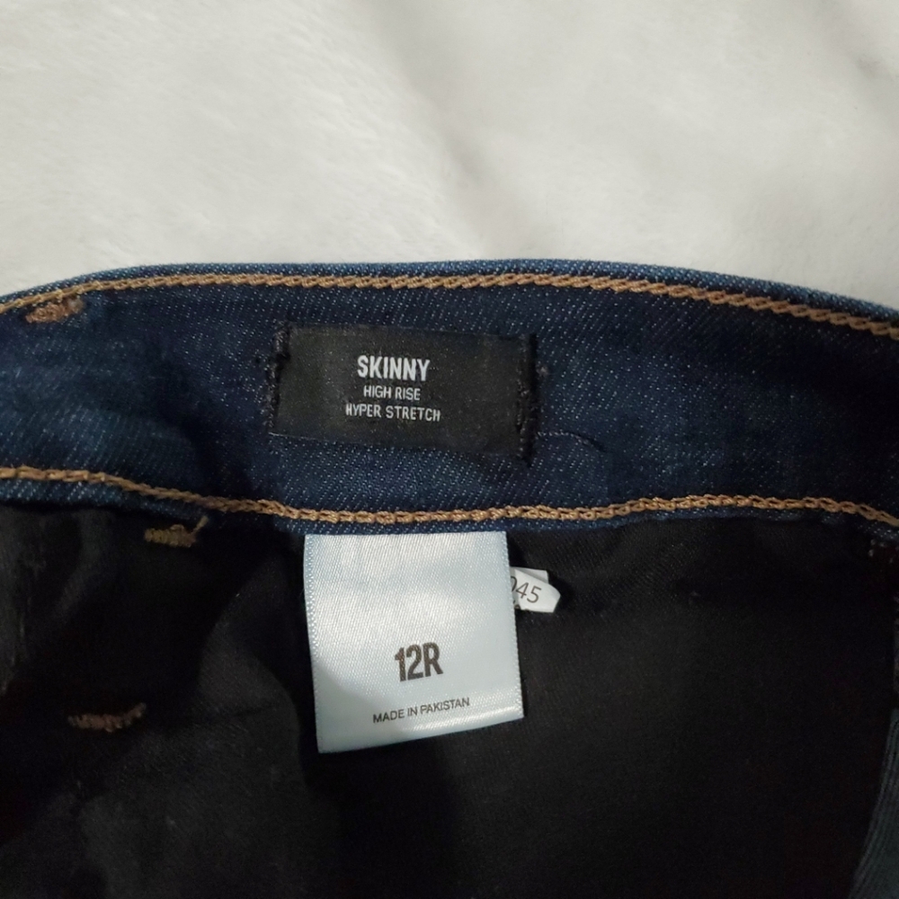 Girls 12R Express High Waist Jeans - Picture 5 of 9